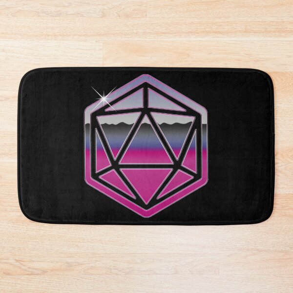 Item preview, 80s Retro D20 Chrome designed and sold by SideQuest - Scribbled Chaos!.