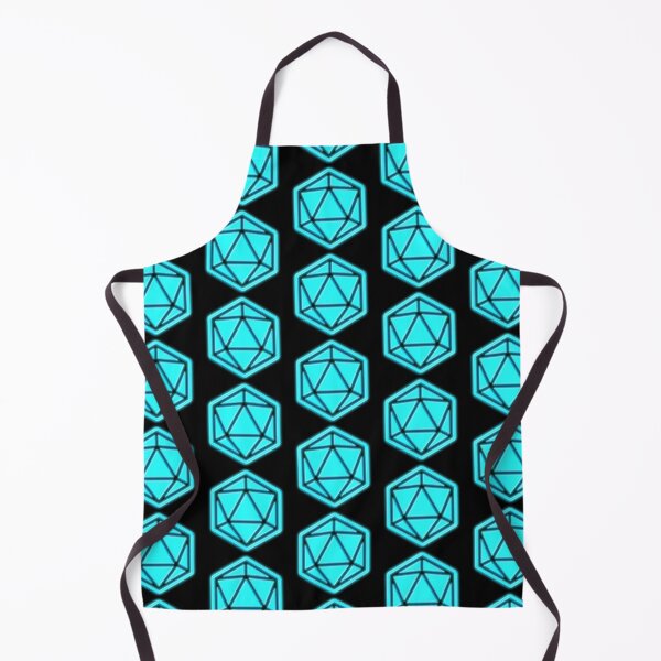 Item preview, 80s Retro D20 Neon Glow designed and sold by SideQuest - Scribbled Chaos!.