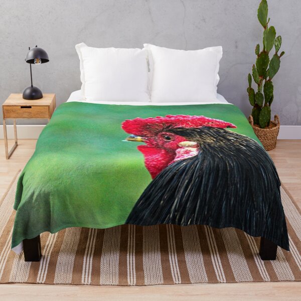 Item preview, Black Rooster Chicken Bird Face Closeup designed and sold by worldways.