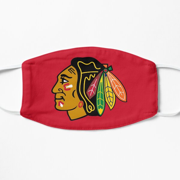 Logo-Blackhawks Flat Mask