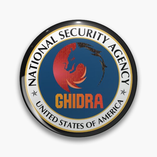 Item preview, Cyber Security - NSA - Ghidra - Reverse Engineering tool - emblem designed and sold by clubtee.