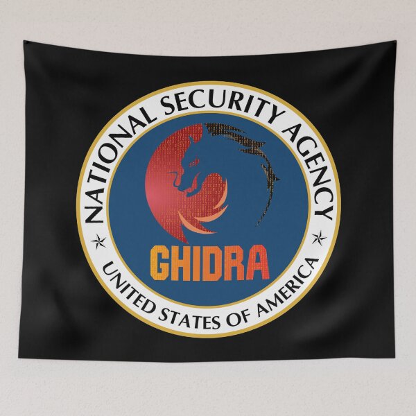 Item preview, Cyber Security - NSA - Ghidra - Reverse Engineering tool - emblem designed and sold by clubtee.