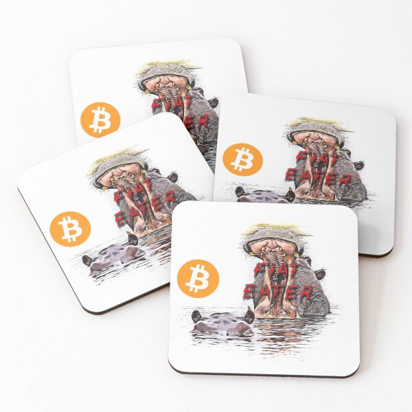 Item preview, Bitcoin the FIAT eater beast! designed and sold by hench89.