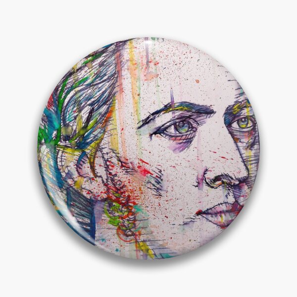 Item preview, FREDERIC CHOPIN - watercolor and ink portrait designed and sold by lautir.