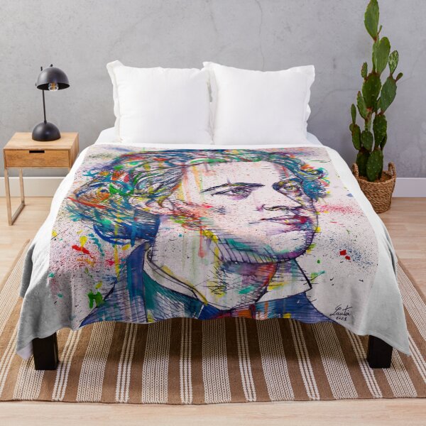 Item preview, FREDERIC CHOPIN - watercolor and ink portrait designed and sold by lautir.