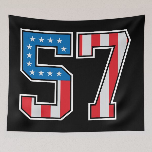 Item preview, 57 American Lucky Number fifty-seven United States Flag designed and sold by Urosek.