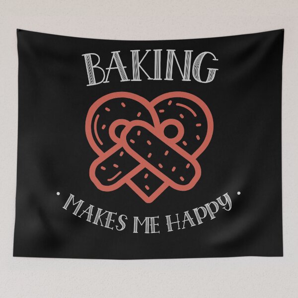 Item preview, Baking Makes Me Happy designed and sold by Windmill Wildflowers.