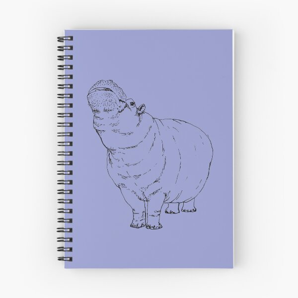 Item preview, Hippopotamus Sketch designed and sold by ArianeOgasavara.