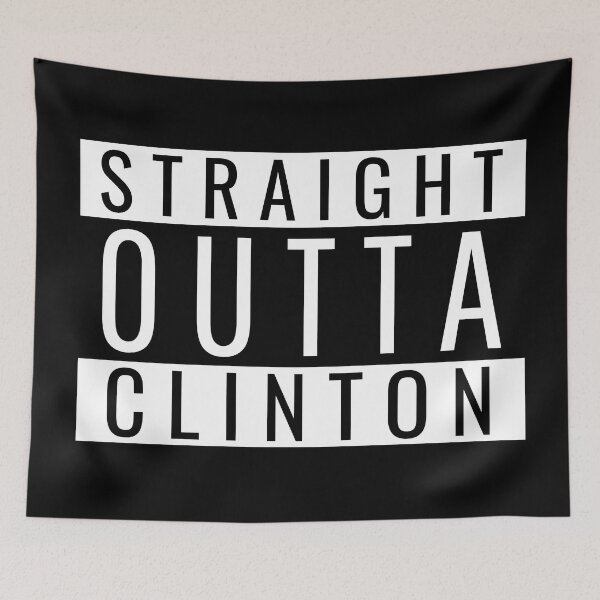 Item preview, Straight Outta Clinton designed and sold by Teelogic.