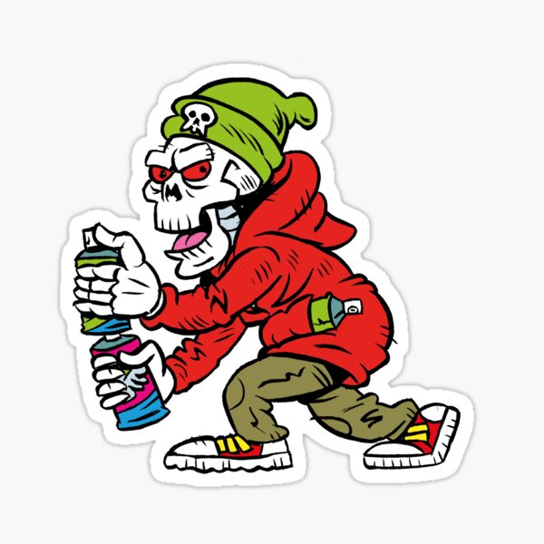 Graffiti Punk Artist Sticker
