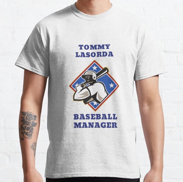 Tommy Lasorda Men's Baseball T-shirt Los Angeles 