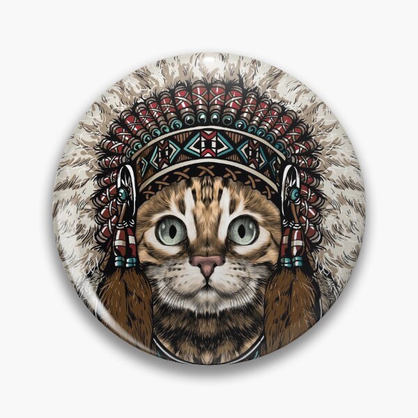Item preview, Native american cat designed and sold by yooga02.