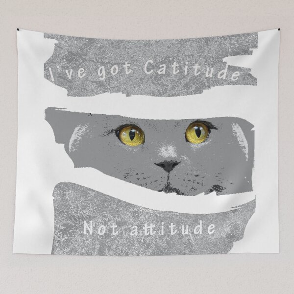 Item preview, Catitude is not an attitude designed and sold by FunkyTowns.