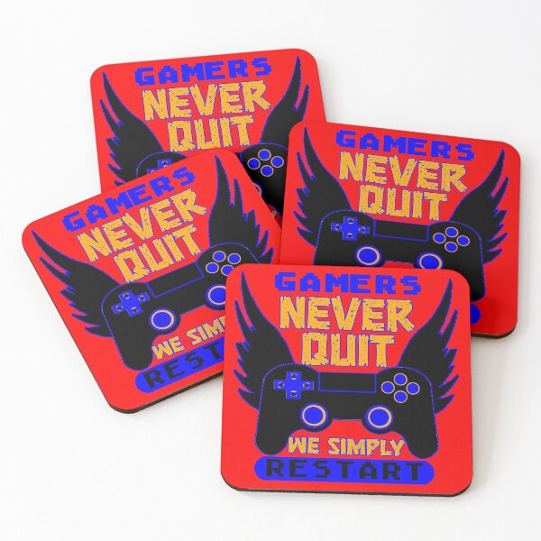 Item preview, Gamers never quit we simply restart designed and sold by PeDaNi.