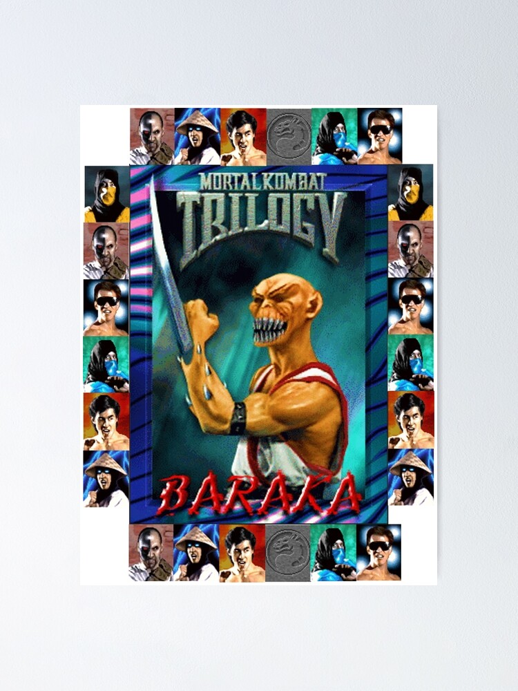 Mortal Kombat Baraka Smile Sticker for Sale by Shinobi23