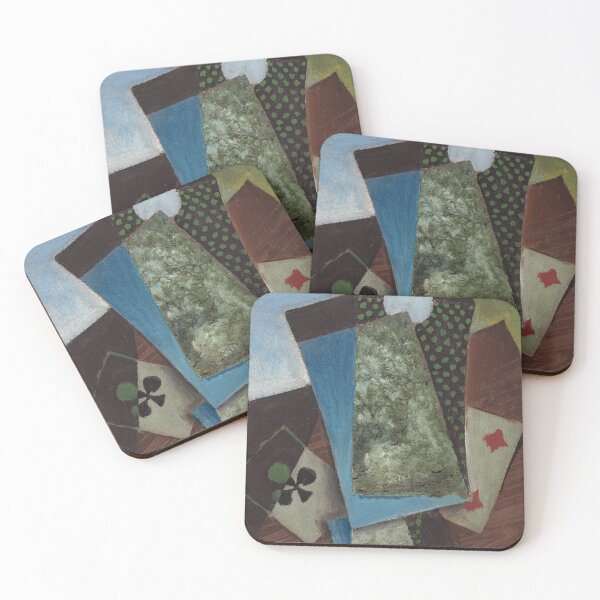 Item preview, JUAN GRIS  Ace of Clubs and Four of Diamonds designed and sold by Kerras Kjobed.