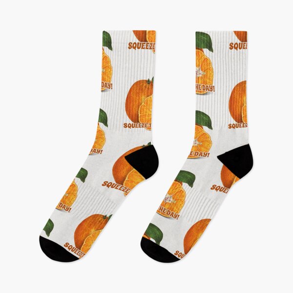 Item preview, Orange Retro Vintage Fruit Squeeze the Day designed and sold by Megan O'Brien.