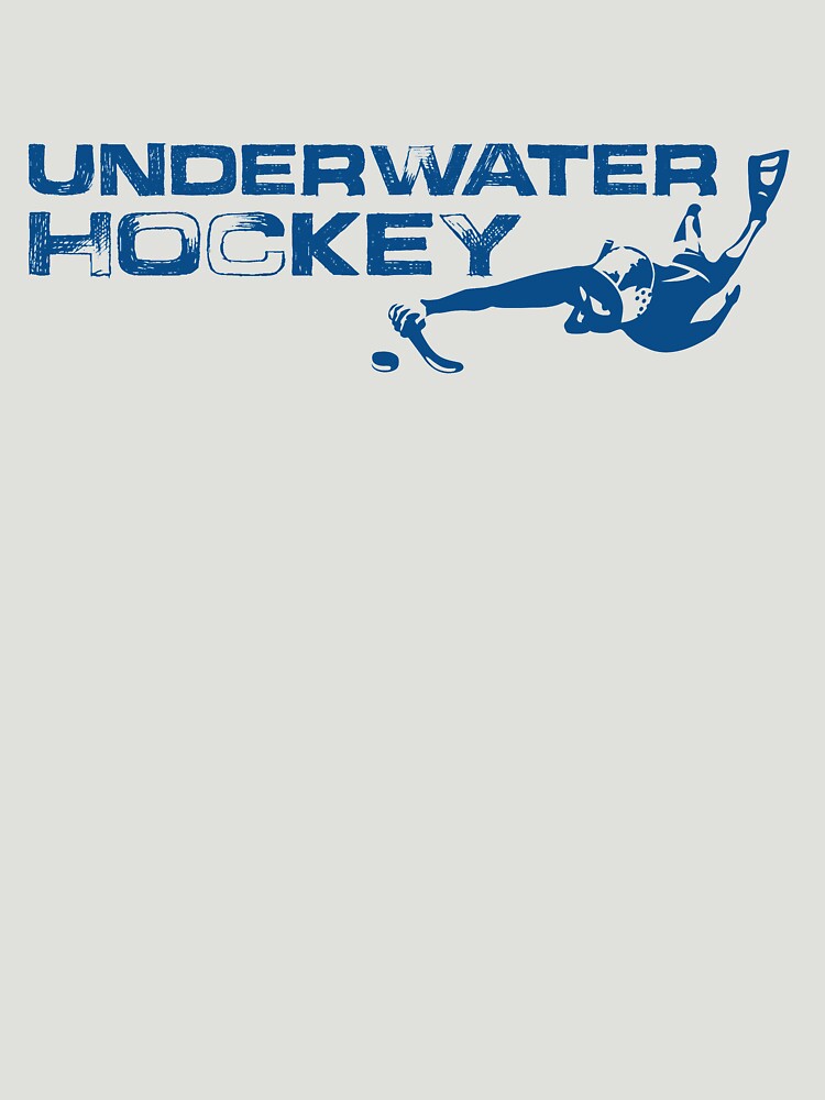 Underwater Hockey Swimmer with Stick and Puck by BOLD-Australia