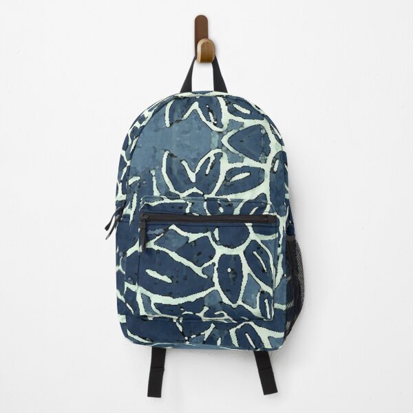 Item preview, Blue floral pattern designed and sold by EC-CM.