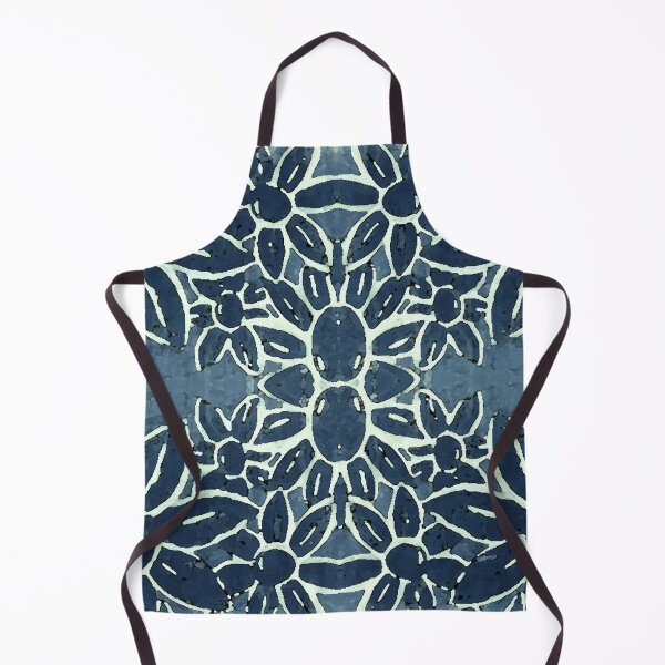 Item preview, Blue floral pattern designed and sold by EC-CM.