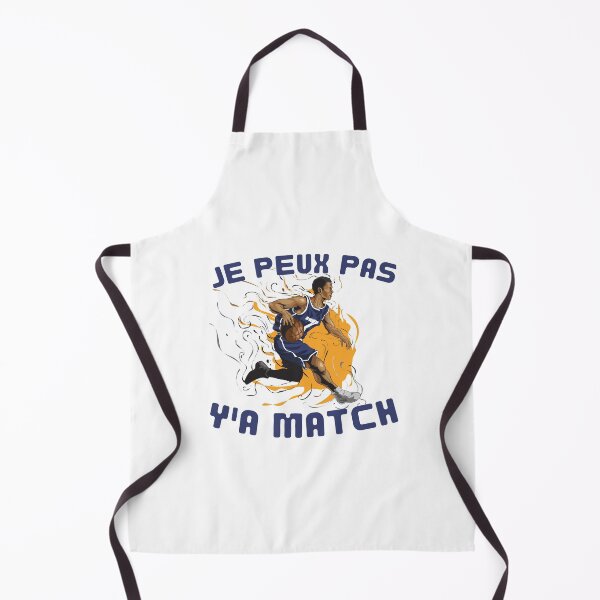 Aperçu de l'œuvre Je peux pas y'a match cadeau humoristique basket créée et vendue par TeeJfm.