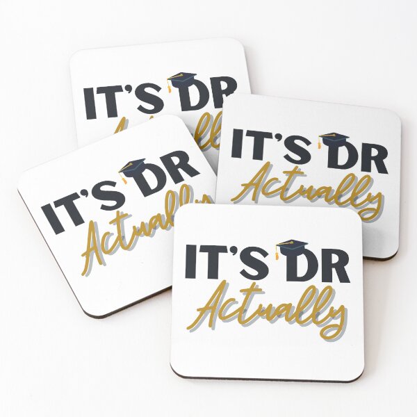 Item preview, PhD Graduation Gift, Its Doctor Actually, Funny PhD Gift, PhD Done designed and sold by AmazingEcraft.