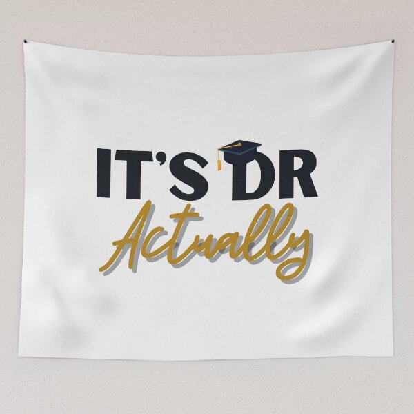Item preview, PhD Graduation Gift, Its Doctor Actually, Funny PhD Gift, PhD Done designed and sold by AmazingEcraft.