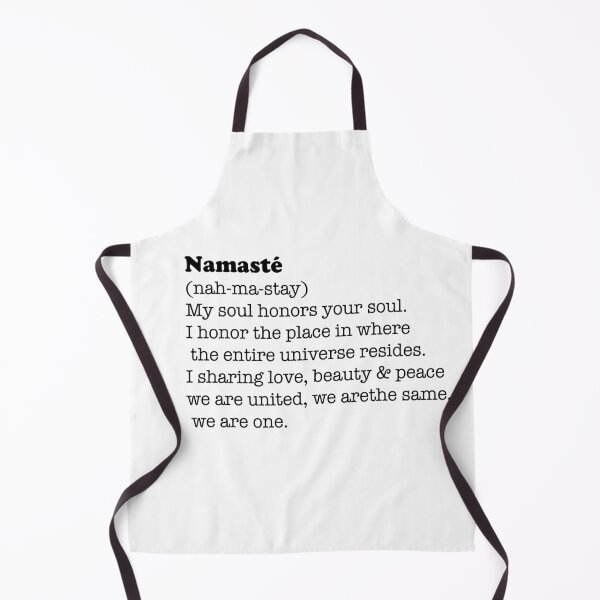 Item preview, namaste meaning black&white designed and sold by Spirit-Art.