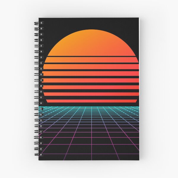 Item preview, Minimal Nostalgia Sunset Synthwave designed and sold by MaiZephyr.