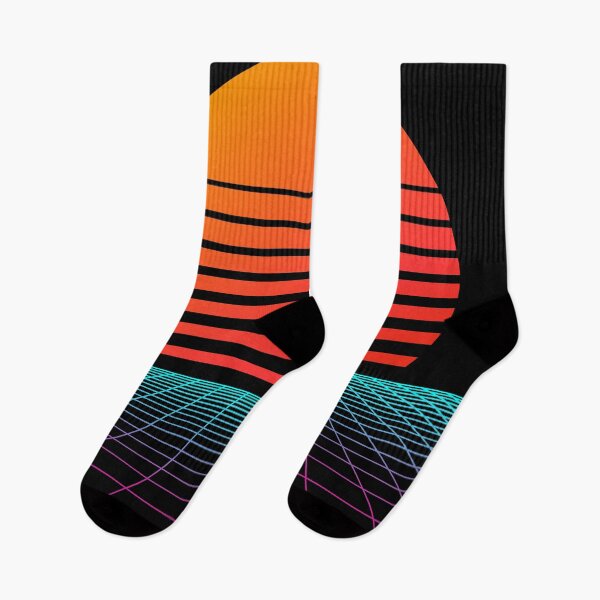 Item preview, Minimal Nostalgia Sunset Synthwave designed and sold by MaiZephyr.