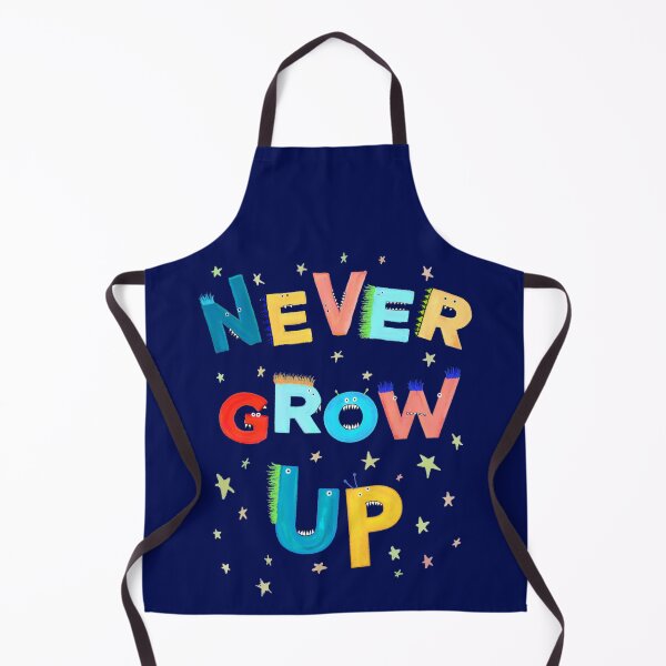 Item preview, Never Grow Up - Monsters and Aliens designed and sold by SquinkCreative.