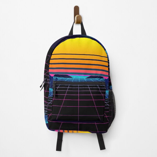 Item preview, Futuristic Neon Sunset Retrowave designed and sold by MaiZephyr.