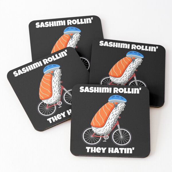 Item preview, Sashimi Rollin' They Hatin' Cycling sushi sashimi designed and sold by TrendingTees4u.