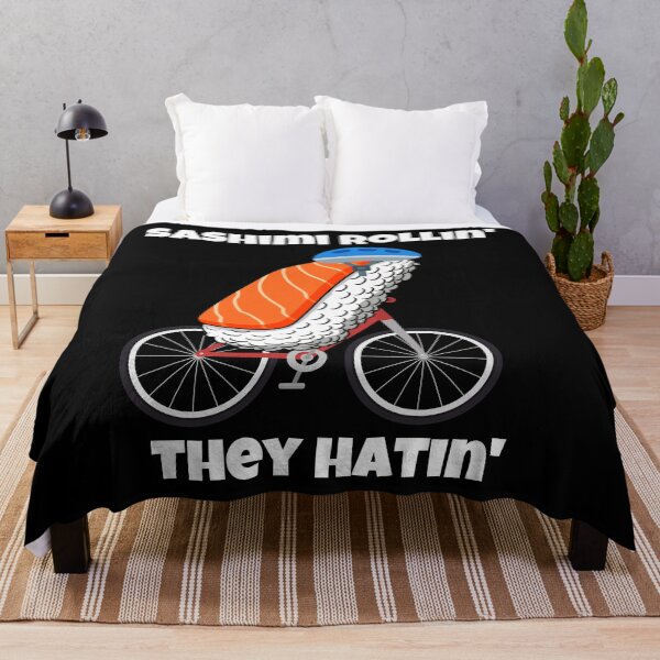 Item preview, Sashimi Rollin' They Hatin' Cycling sushi sashimi designed and sold by TrendingTees4u.
