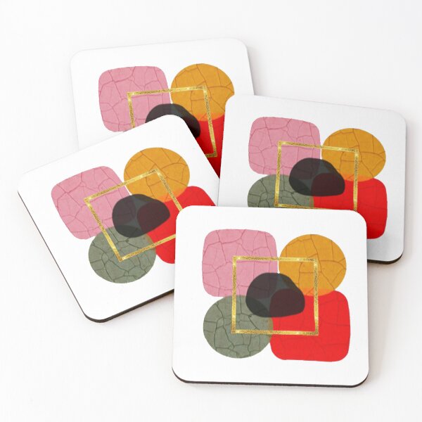 Item preview, Geometric Shapes Flower. Minimal Abstract Art designed and sold by Pretty-Bird.