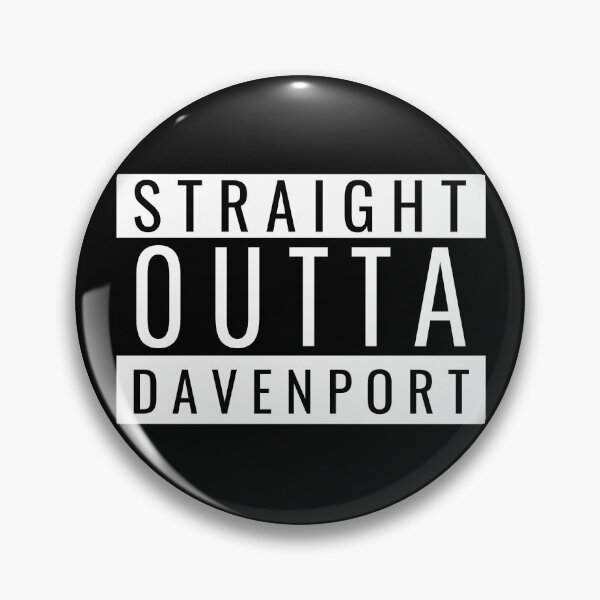 Item preview, Straight Outta Davenport designed and sold by Teelogic.
