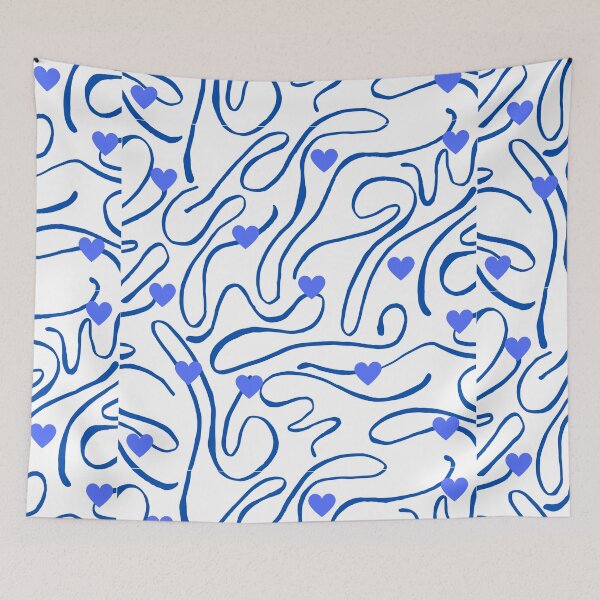 Item preview, Lovely Beautiful Blue Colored Pattern designed and sold by crikz.