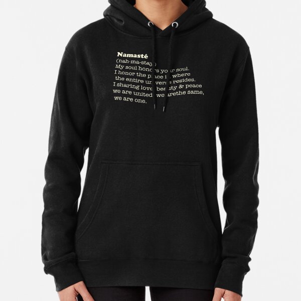 Namaste Meaning Meaningful Symbols Gifts' Men's Hoodie