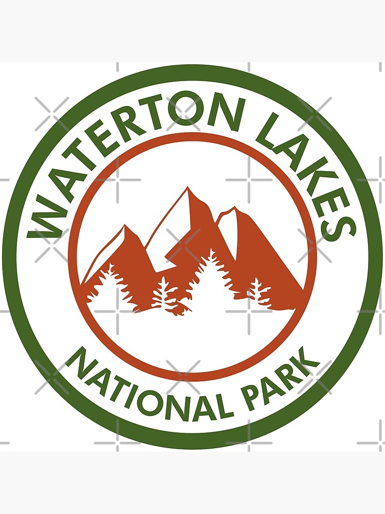 "Waterton Lakes National Park" Poster for Sale by esskay Redbubble