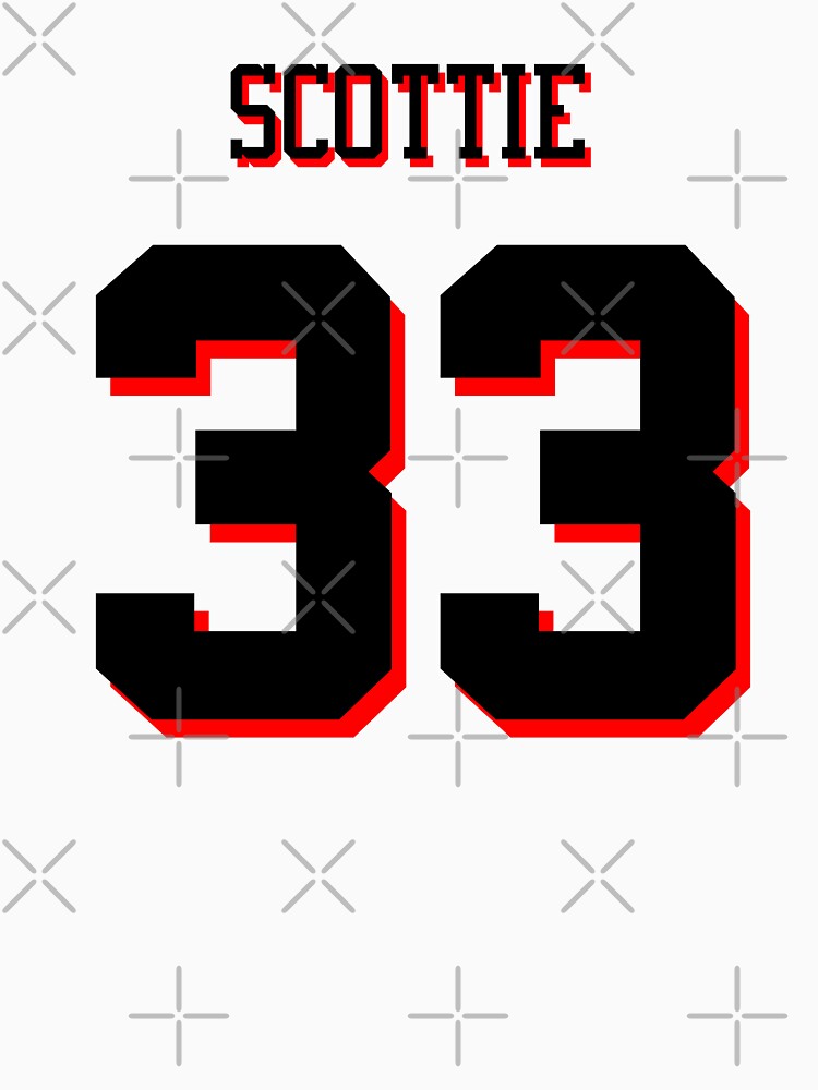 Scottie Pippen Bulls Jersey, No. 33 Essential T-Shirt for Sale by Desznr