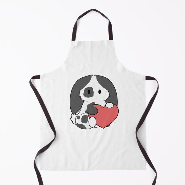 Item preview, Black Spotted Rabbit Heart designed and sold by BiscuitSnack.