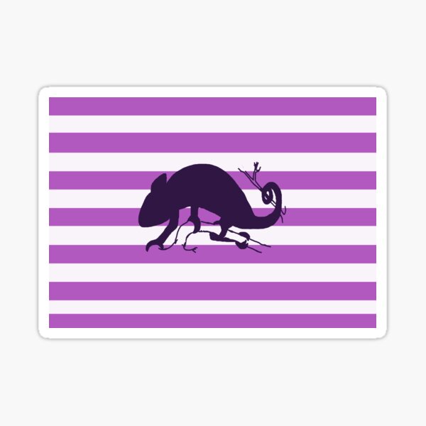 Chameleon Silhouettes Stickers for Sale Redbubble