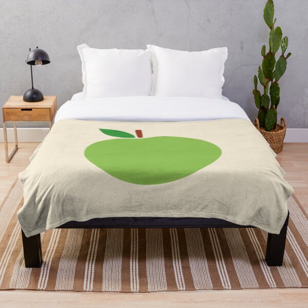 Item preview, Green Apple With Beige Background designed and sold by EllinorPrints.
