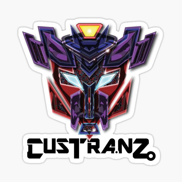 Custranz brand (white) Sticker