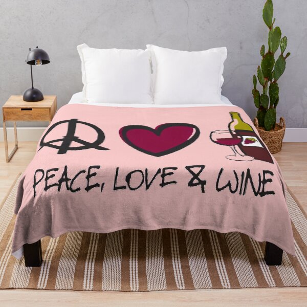 Item preview, wine not. peace, love and wine. wine lover designed and sold by soniaaseguin.