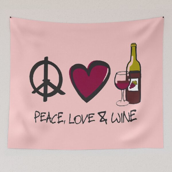 Artikelvorschau, Wein nicht. Frieden, Liebe und Wein. Weinliebhaber entworfen und verkauft von soniaaseguin.