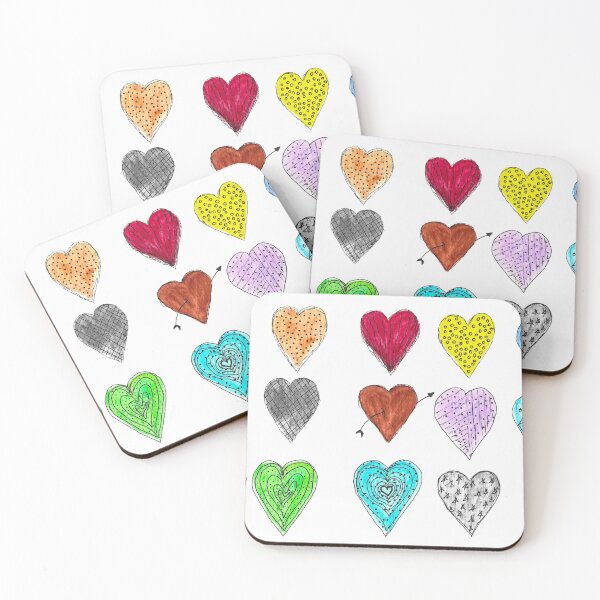 Item preview, Pattern of Hearts designed and sold by Artdianarada.