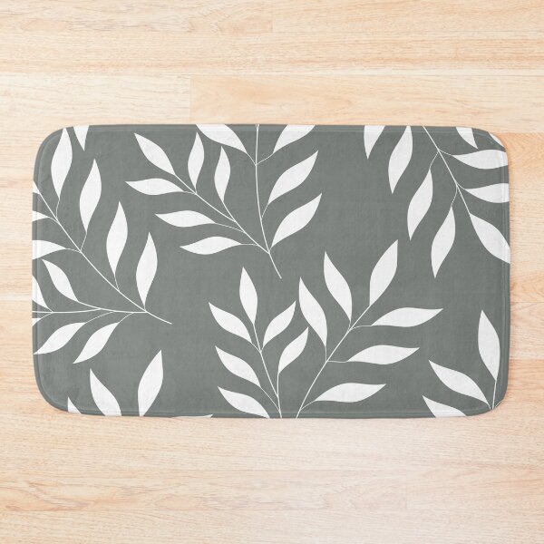 Item preview, Grey Leaves Pattern designed and sold by thelustrous.