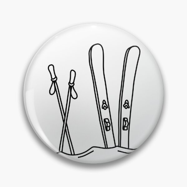 Item preview, SKIERS | Snow Skier Skilife Ski | Winter mountain nature designed and sold by yourtravelguide.
