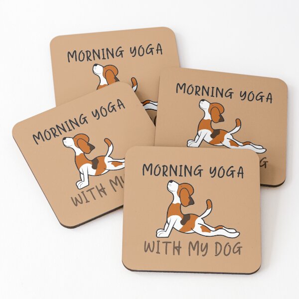Item preview, Morning Yoga With My Dog designed and sold by Vladan Seva.